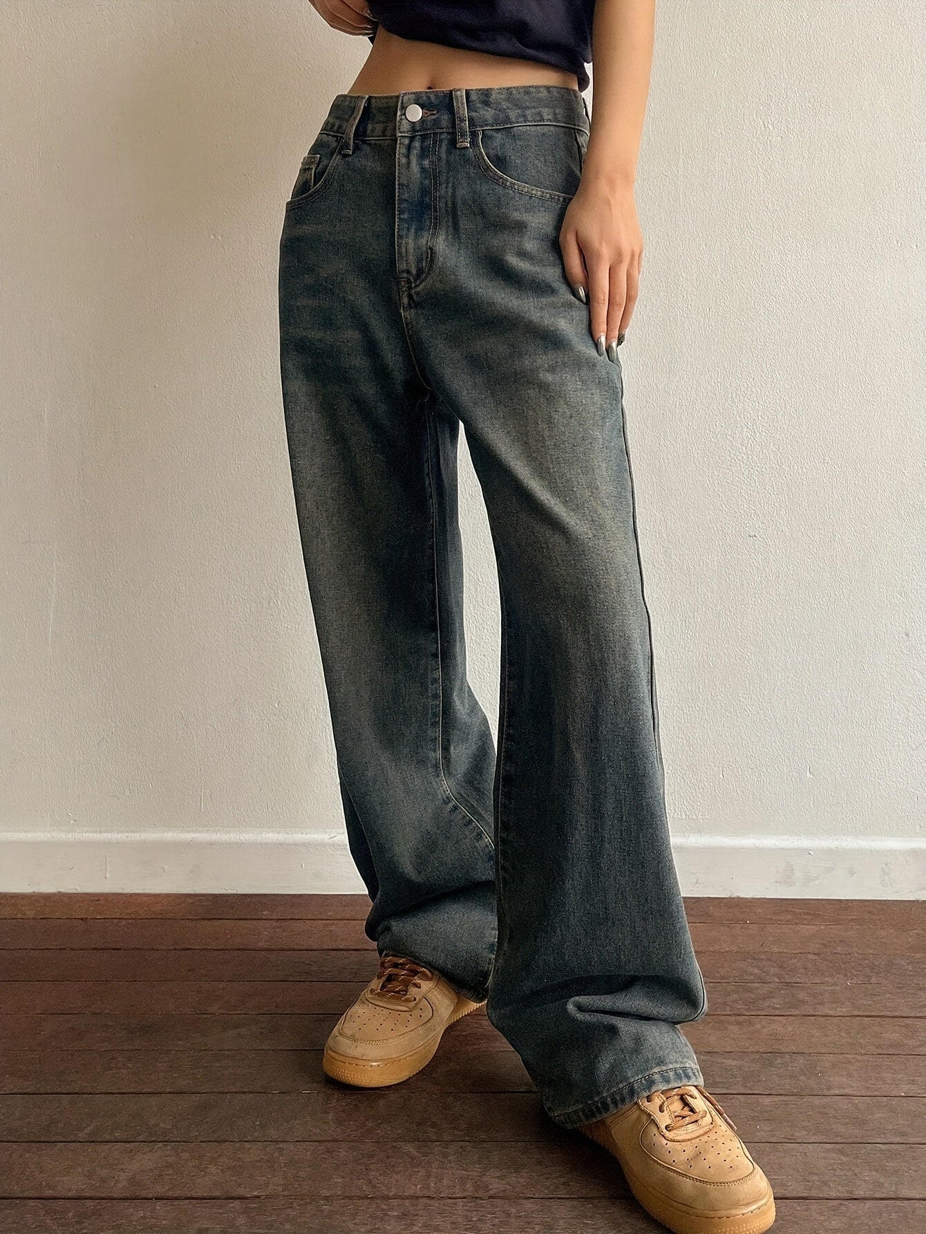 Vintage Retro Boyfriend Jeans