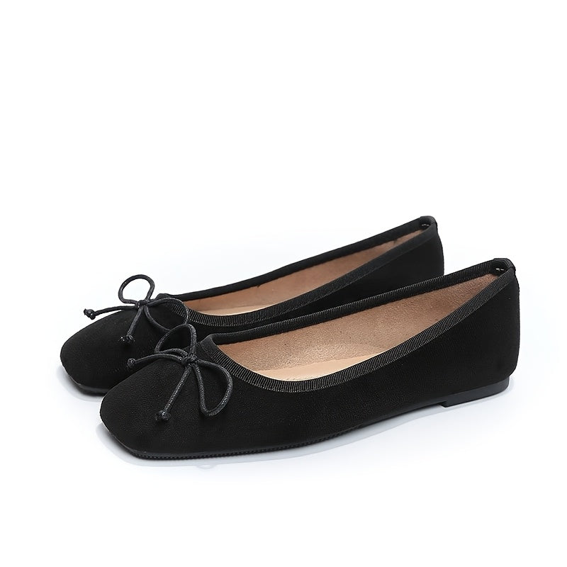 svarta ballerinaskor