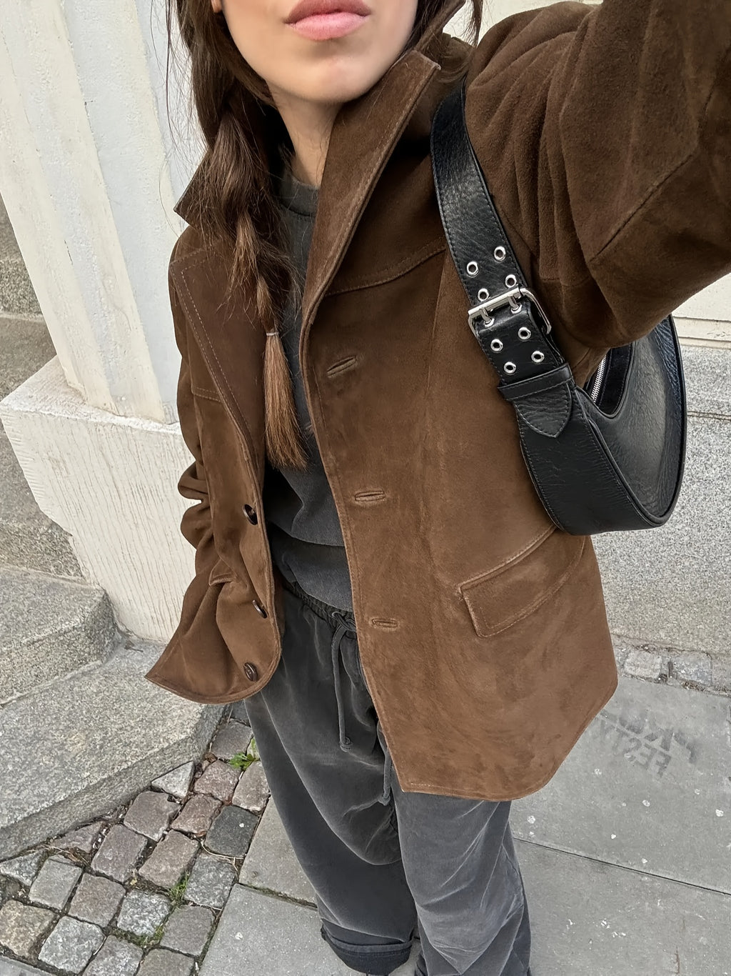 Elegant Brun Blazerjacka