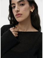 Lätt svart strandklänning