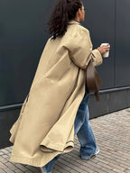 Elegant Beige Trenchcoat