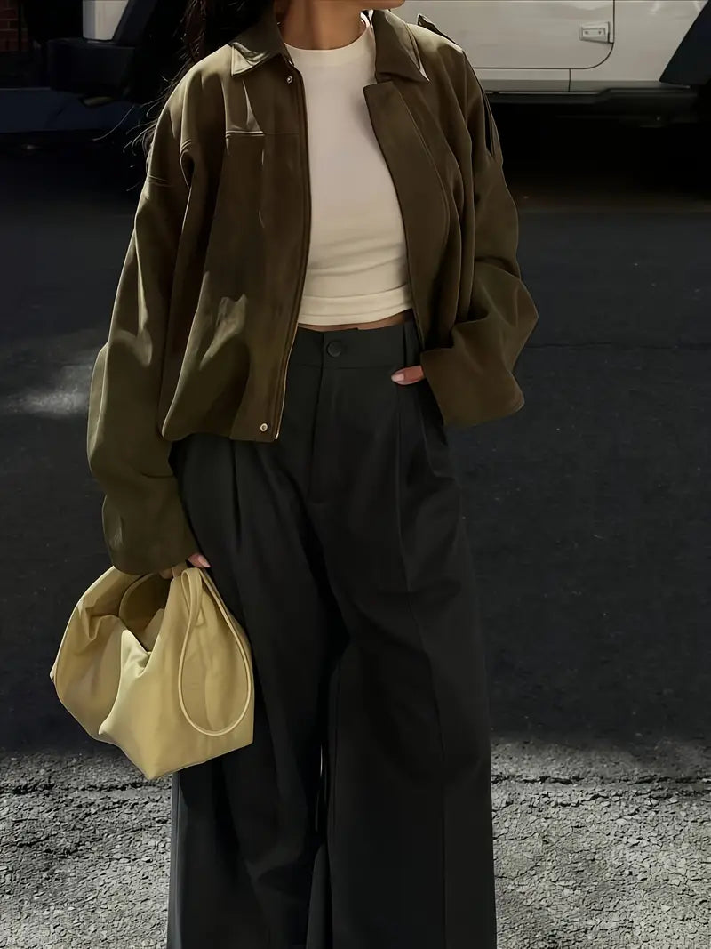 Oversized Mellanjacka