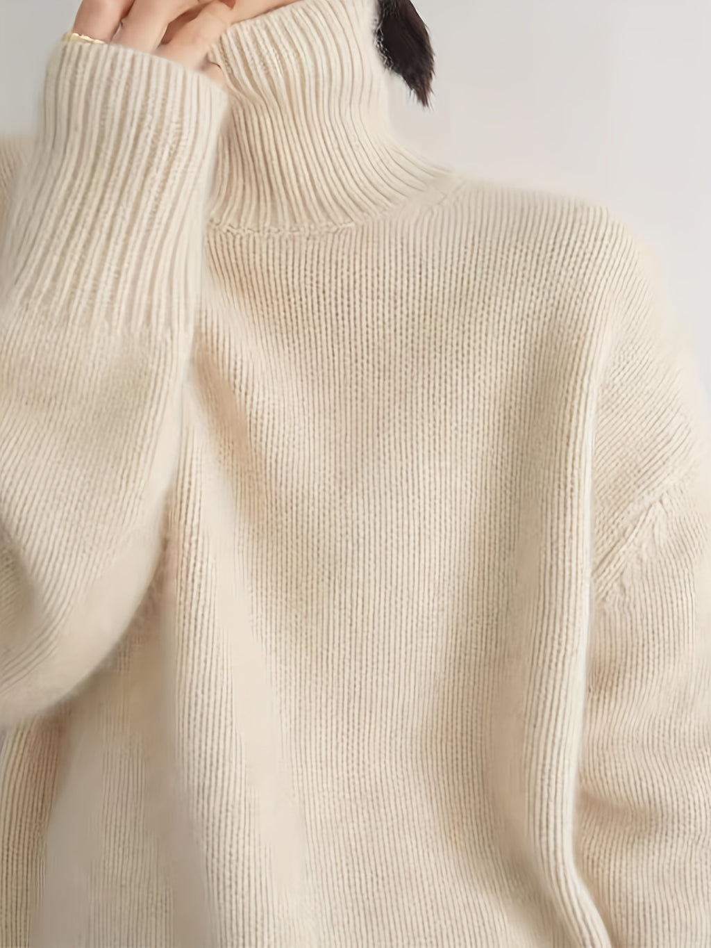 Tröja med Hög Krage