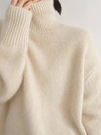 Tröja med Hög Krage