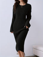 Mörkgrå Maxi-klänning